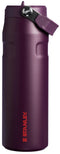 STANLEY BOTTLE WITH FLIP STRAW LID 24 OZ - PLUM - Like New