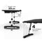 LIMITLESS INNOVATIONS TOTALDESK PORTABLE MODERN WORKSTATION AND LAP DESK BLACK Like New