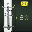 Hawk 4-Pack Lightweight Non-Slip Aluminum Climbing Sticks Helium 20 B08CHCSNSF - Brand New