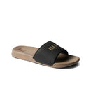 CJ5733 REEF MEN'S ONE SLIDE SANDALS BLACK FOSSIL SIZE 13 - Brand New