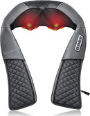 MEDCURSOR NECK MASSAGER PORTABLE ELECTRIC SHIATSU BACK MASSAGE HEAT - BLACK - Like New