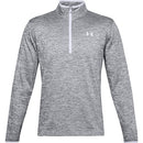 1357145 Under Armour Men's Armour Fleece 1/2 Zip T-ShirtS Halo Gray/Black - Like New