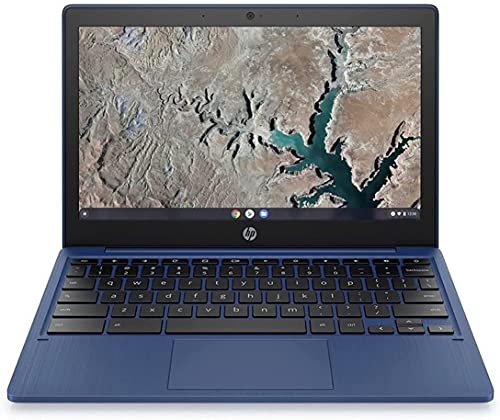 HP CHROMEBOOK 11.6" HD MediaTek MT8183 4GB 64GB eMMC 11A-NA0015WM - INDIGO BLUE Like New