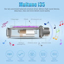 MUITUNE BLUETOOTH EARBUDS 120 HOURS EXTRA LONG PLAYBACK WITH MICROPHONE BLACK - Like New