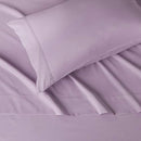 Amazon Basics Microfiber 3 Piece Sheet Set Twin 4 Pack Solid Frosted Lavender - Brand New