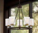 Minka Lavery 3075-416 Studio 5 Chandelier 5-Light 500 Total Watts - Brand New