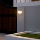 SOLAR DOORPLATE NUMBER LIGHT FRONT DOOR OUTDOOR WALL - WHITE - Like New