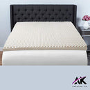 AK Trading CO. 2.5" x 36" x 72" Thick Convoluted Hospital Mattress Pad - White - Brand New