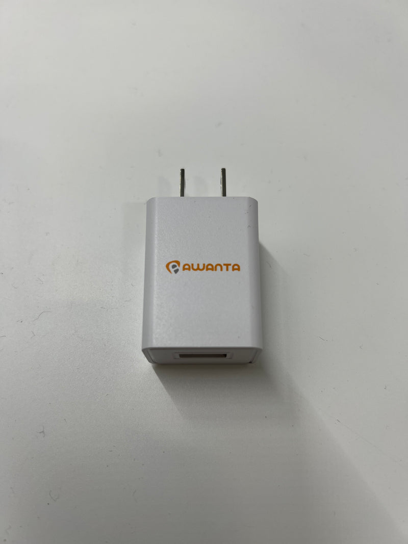Awanta 1A/5W Single Port USB wall Charger UL AWA-3501WH - White New