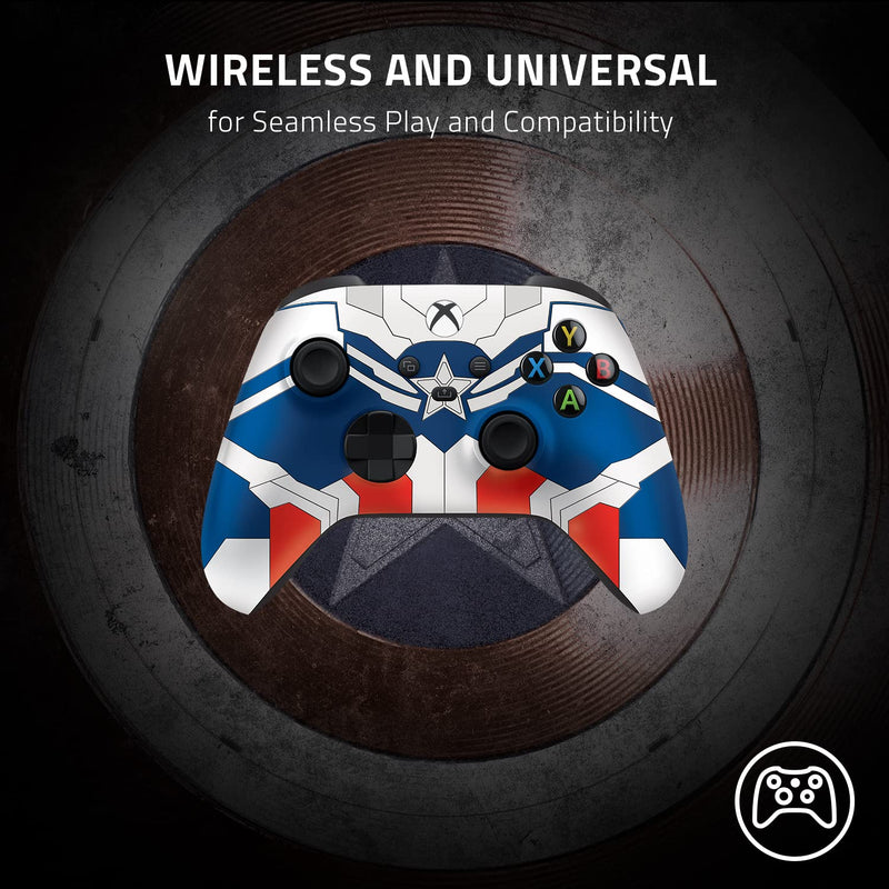 Razer Limited Edition Captain America Wireless Controller & Quick Charging Stand Like New