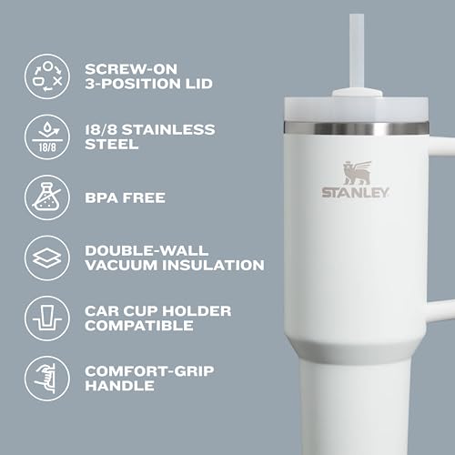 STANLEY 30 OZ. QUENCHER H2.0 FLOWSTATE TUMBLER - TIGERLILY - Like New
