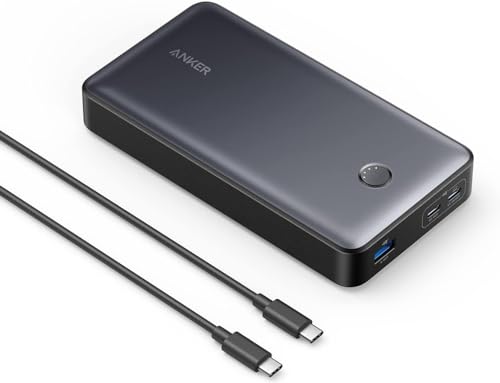 ANKER POWER BANK, 24,000MAH PORTABLE CHARGER 65W BATTERY PACK (POWERCORE 24K) - Like New