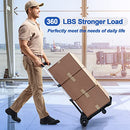 tomser Folding Hand Truck 4 Wheel-rotate 360 lbs Heavy Duty Solid Construction - Brand New