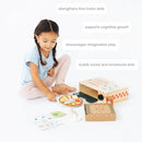 Pearhead Wooden Pizzeria Play Food Set 38-Piece Pizza Oven Toy - 75136 - NEW - Brand New