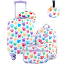 TRAVELERS CLUB 5 PIECE KIDS' LUGGAGE SET 18" HARDSIDE CARRY-ON LUGGAGE - Brand New