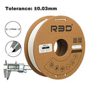 R3D PLA Filament 1.75mm, 3D Printer Filament (4 Pack Common Color-1) - Brand New