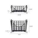 Gourmet Basics by Mikasa Band Stripe Stacking Kitchen Bathroom Office Storage - Brand New