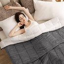 joybest Sherpa Fleece Weighted Blanket Adult Oeko-Tex Certified 15LBS 60x80 - Like New