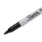 SHARPIE PERMANENT FINE-POINT MARKERS GRAY BARREL BLACK INK PACK 12 MARKERS - Brand New