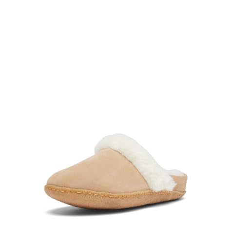 NL3655 SOREL women's Nakiska Slide Ii Slipper Dusty Tan Size 8 - Like New