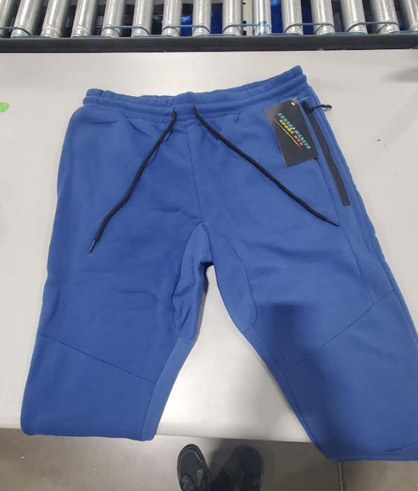 LOGAN AND MARTIN SPORT NYC JOGGER SWEATPANTS - SIZE 2XL - BLUE HEATHER - Brand New