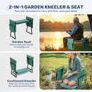 INFINIPOWER GARDEN KNEELER AND SEAT FOLDABLE KNEELING BENCH 330LB - GREEN - Brand New