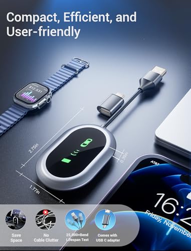 XMUNIHA WIRELESS CARPLAY ADAPTER CONVERTS WIRED TO WIRELESS CARPLAY - GRAY - Like New