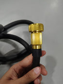 GENERIC NON-RETRACTABLE 150FT RUBBER GARDEN HOSE - BLACK - Like New