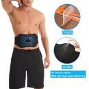 ABS Stimulator Muscle Stimulator Ab Machine Portable Abdominal Belt - Black/Blue - Like New