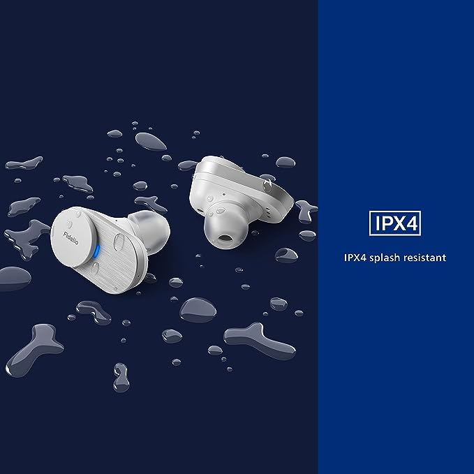 PHILIPS Fidelio T1WT-00 True Wireless Headphone Active Noise Canceling Pro White Like New
