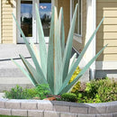 ADFOLEX TEQUILA RUSTIC SCULPTURE, METAL YARD ART, AGAVE METAL, Mint Green - L - Like New