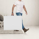 FWTI Deal Folding Table 6ft Heavy Duty Portable Built in Carrying Handle White - Brand New