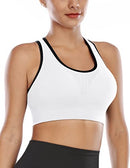 HEATHYOGA HIGH IMPACT SPORTS BRAS FOR WOMEN HIGH SUPPORT PADDED SPORTS BRA L - Brand New