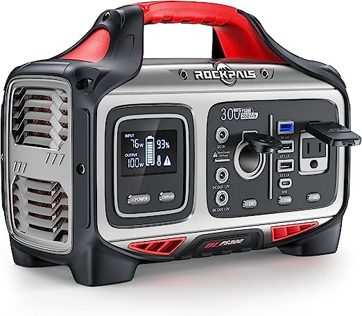 ROCKPALS 300W Portable Power Station 280wh 78000mAh 110V - Scratch & Dent