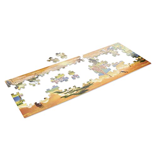 Melissa & Doug African Plains Safari Jumbo Jigsaw Floor Puzzle 100 pcs - Safari - Brand New