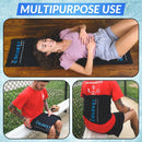 COLDEST EXTRA LARGE ICE PACK, BACK, FULL BODY - FOLDS COMPACT (53" X 13"), BLACK - Like New