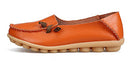VENUSCELIA COMFORT WALKING CUTE FLAT LOAFER - SIZE: WOMEN 8 - ORANGE - Like New