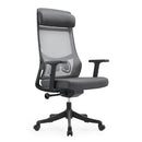 LEISUREMOD ERGONOMIC OFFICE CHAIR HIGH BACK MESH LUMBAR SUPPORT - GRAY - Like New