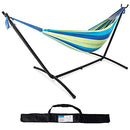 LAUREL CANYON 2 PERSON HAMMOCK SPACE STEEL STAND, 450 LB CAPACITY - OASIS, STEEL - Like New