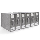 DELLAN BED SHEET ORGANIZER LINEN CLOSET ORGANIZERS AND STORAGE FOLDABLE CUBE - Brand New