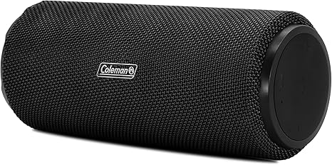 Coleman CBT90 Portable Water Resistant Bluetooth Speaker - BLACK Like New