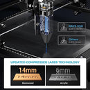 LONGER LASER ENGRAVER RAY5 10W 60W CUTTER ENGRAVING MACHINE 3.5" TOUCH SCREEN - Like New