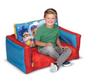 PAW PATROL KIDS SOFA BED CHILDREN 2-IN-1 FLIP OPEN INFLATABLE LOUNGER - MULTI - Like New