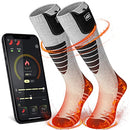 MATKAO HEATED SOCKS RECHARGEABLE WASHABLE BATTERY ELECTRIC HEATED SOCKS X-LARGE - Like New