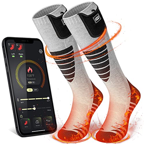 MATKAO HEATED SOCKS RECHARGEABLE WASHABLE BATTERY ELECTRIC HEATED SOCKS X-LARGE - Like New