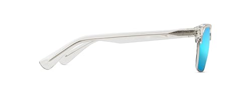 MAUI JIM KAWIKA FASHION SUNGLASSES 54MM CRYSTAL/BLUE HAWAII MJ-257-CRY/BLUHAW - Like New