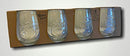 Home Essentials Retroware Ice Cold Stemless Glass Set of 4, 21-Ounce CLAR - Brand New