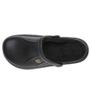ChayChax Fur Lined Clogs Warm Fuzzy Winter Slippers Waterproof Black 1, W9.5/M8 - Like New