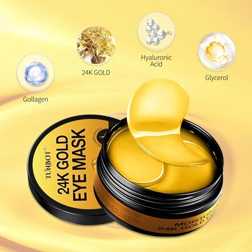 TUNBOT EYE MASK 24K GOLD - 60 PIECES - ANTI-AGING - Brand New