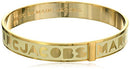 MARC BY MARC JACOBS Logo Bangle Bracelet marc-jacobs-bangle-bracelet-gold-cream - Like New